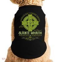 Slainte Mhaith Celtic Knot Cross Irish Original Green Doggie Tank thumb 0
