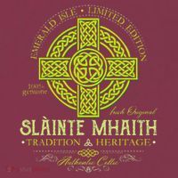 Slainte Mhaith Celtic Knot Cross Irish Original Green 16oz Travel Tumbler thumb 2