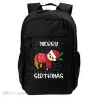 Sloth Merry Christmas Sweater Santa Sloth Merry Slothmas Funny Gift Backpack thumb 0