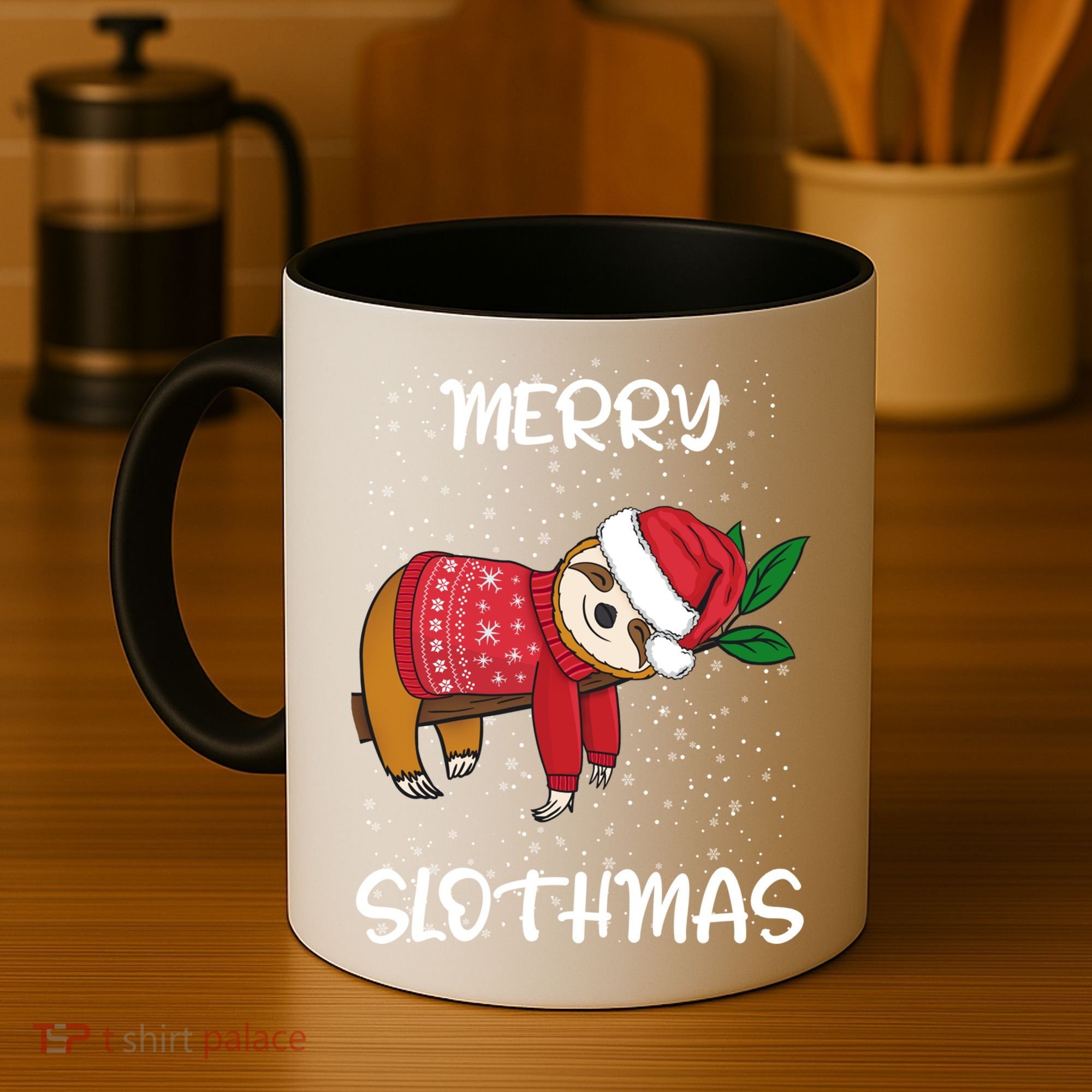 Sloth Merry Christmas Sweater Santa Sloth Merry Slothmas Funny Gift Coffee Mug