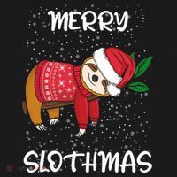 Sloth Merry Christmas Sweater Santa Sloth Merry Slothmas Funny Gift Women's Hoodie thumb 2