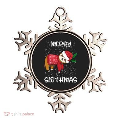 Sloth Merry Christmas Sweater Santa Sloth Merry Slothmas Funny Gift Ornament