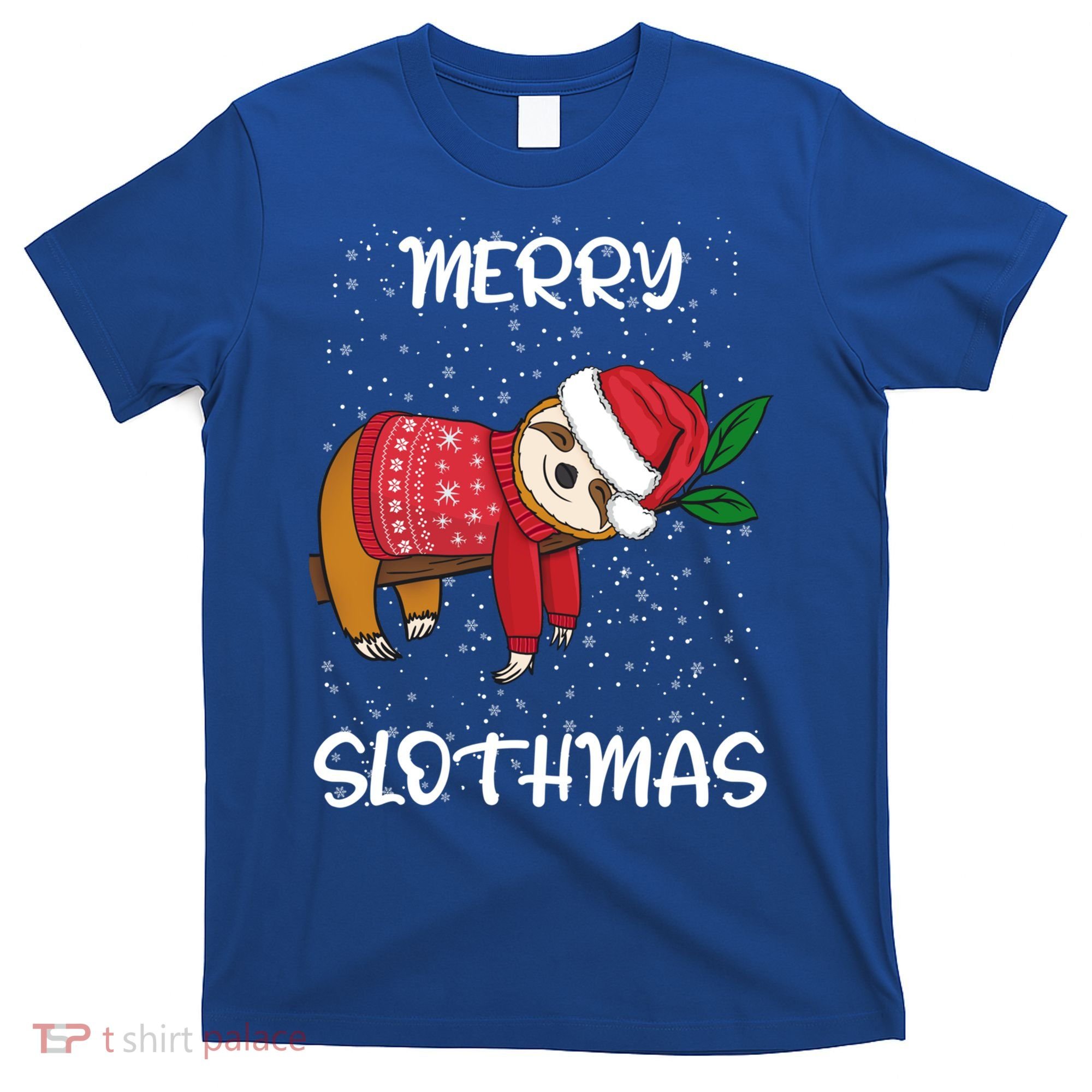 Sloth Merry Christmas Sweater Santa Sloth Merry Slothmas Funny Gift T-Shirt