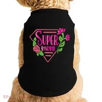 Super Mom Cute Gift Doggie Tank thumb 0