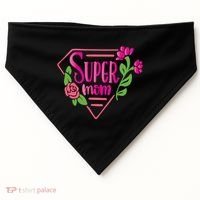 Super Mom Cute Gift USA-Made Doggie Bandana thumb 0