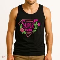Super Mom Cute Gift Tank Top thumb 3