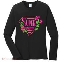 Super Mom Cute Gift Women's Long Sleeve Shirt thumb 0