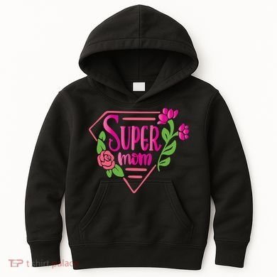 Super Mom Cute Gift Kids Hoodie