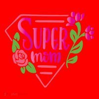 Super Mom Cute Gift Santa Hat thumb 1