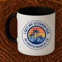 Santa Monica Ca Fun Santa Monica Vacation Santa Monica Pier Great Gift Coffee Mug thumb 2