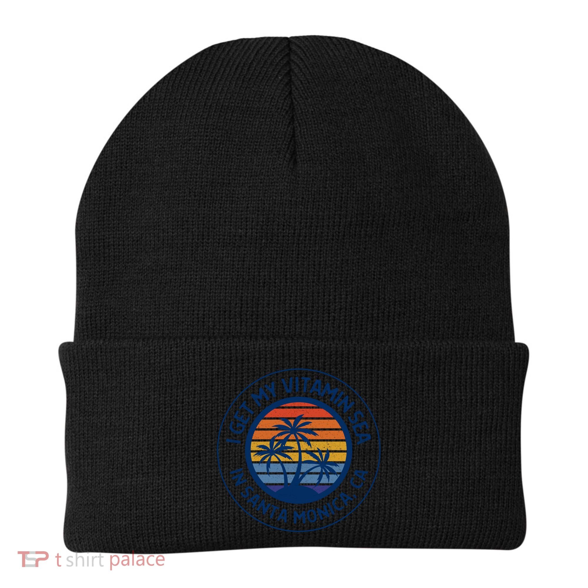 Santa Monica Ca Fun Santa Monica Vacation Santa Monica Pier Great Gift Beanie