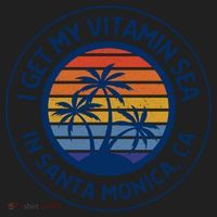 Santa Monica Ca Fun Santa Monica Vacation Santa Monica Pier Great Gift Golf Towel thumb 3