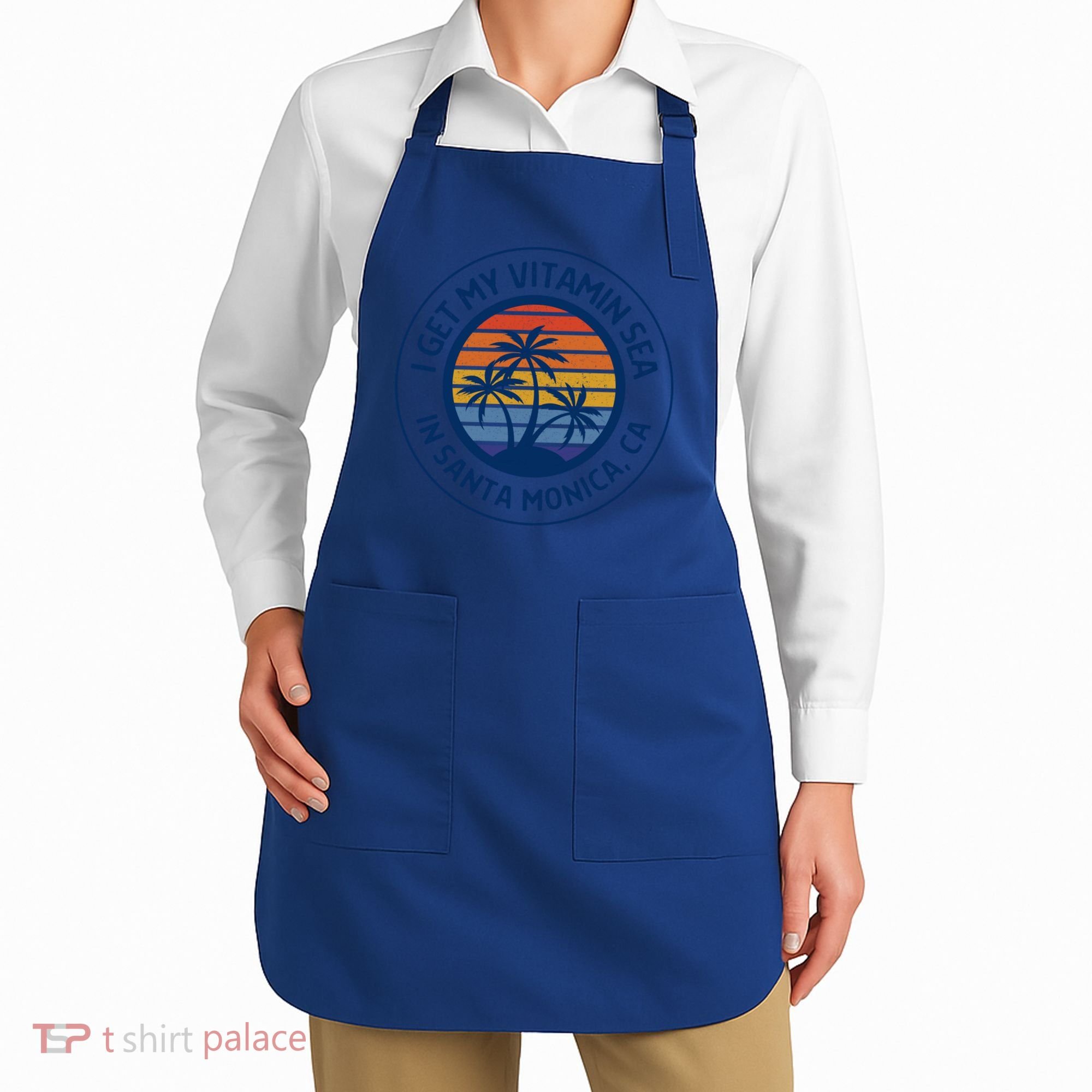 Santa Monica Ca Fun Santa Monica Vacation Santa Monica Pier Great Gift Apron