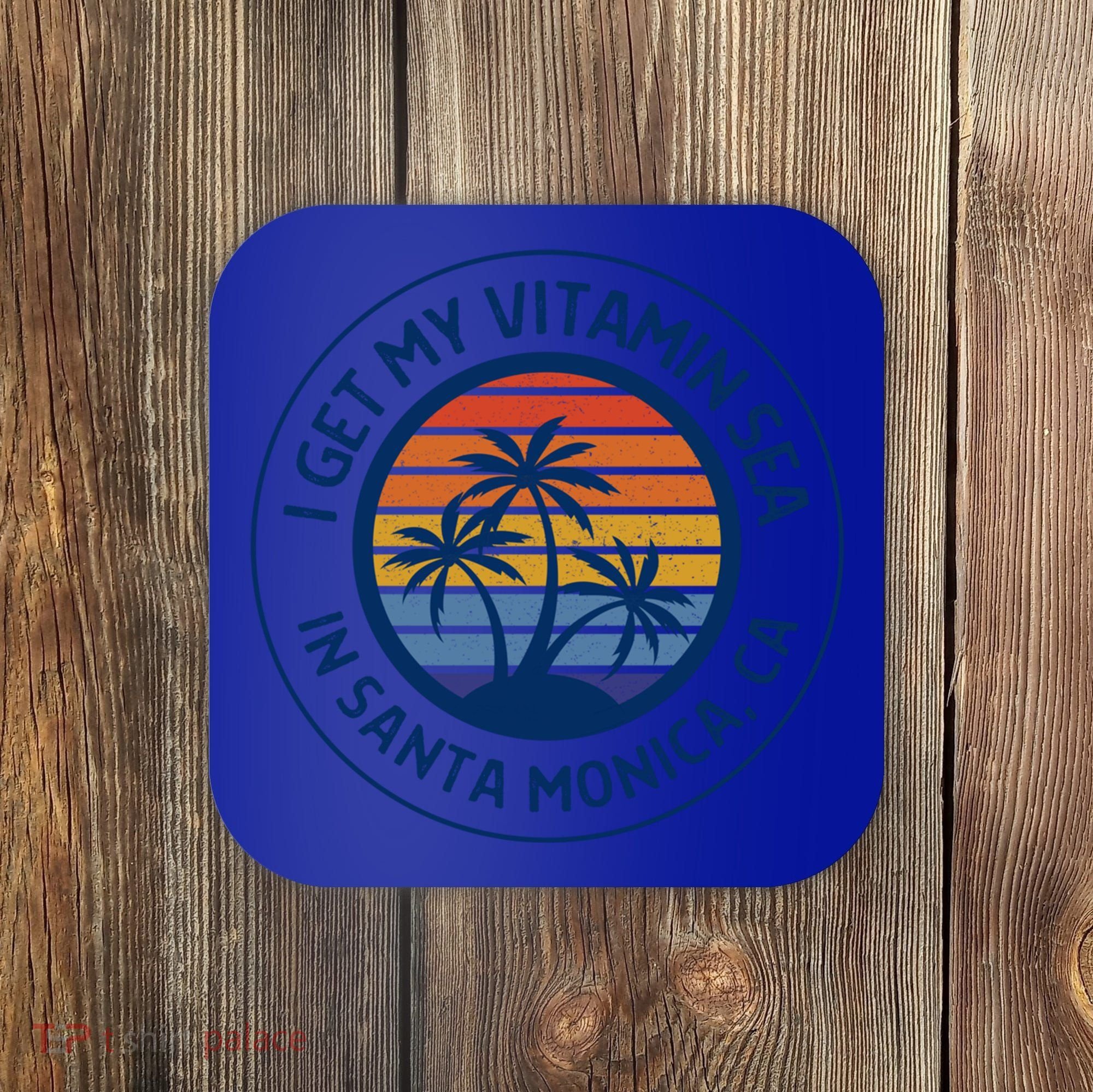 Santa Monica Ca Fun Santa Monica Vacation Santa Monica Pier Great Gift Coaster