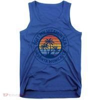Santa Monica Ca Fun Santa Monica Vacation Santa Monica Pier Great Gift Tank Top thumb 0