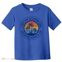 Santa Monica Ca Fun Santa Monica Vacation Santa Monica Pier Great Gift Toddler T-Shirt thumb 0