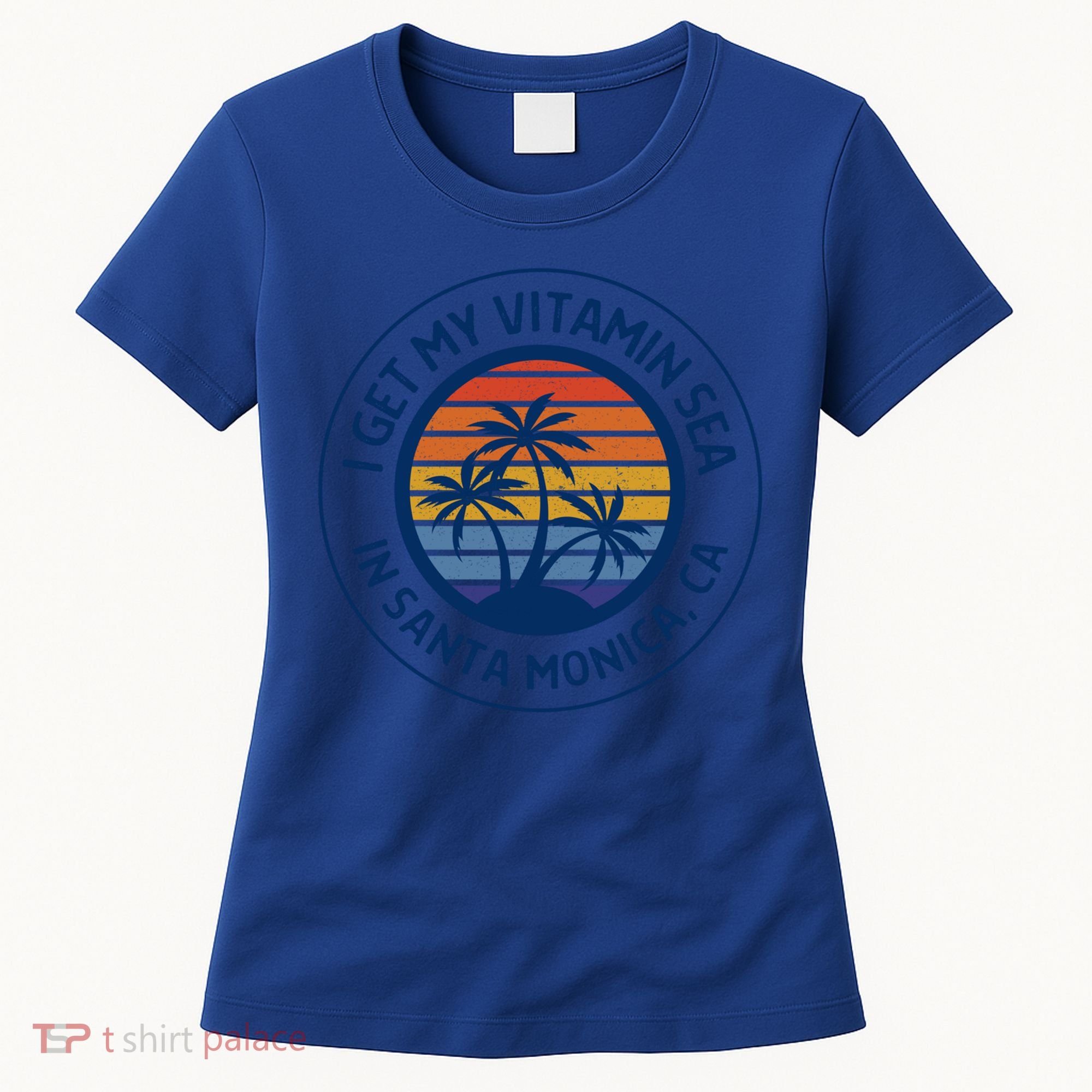 Santa Monica Ca Fun Santa Monica Vacation Santa Monica Pier Great Gift Women's T-Shirt