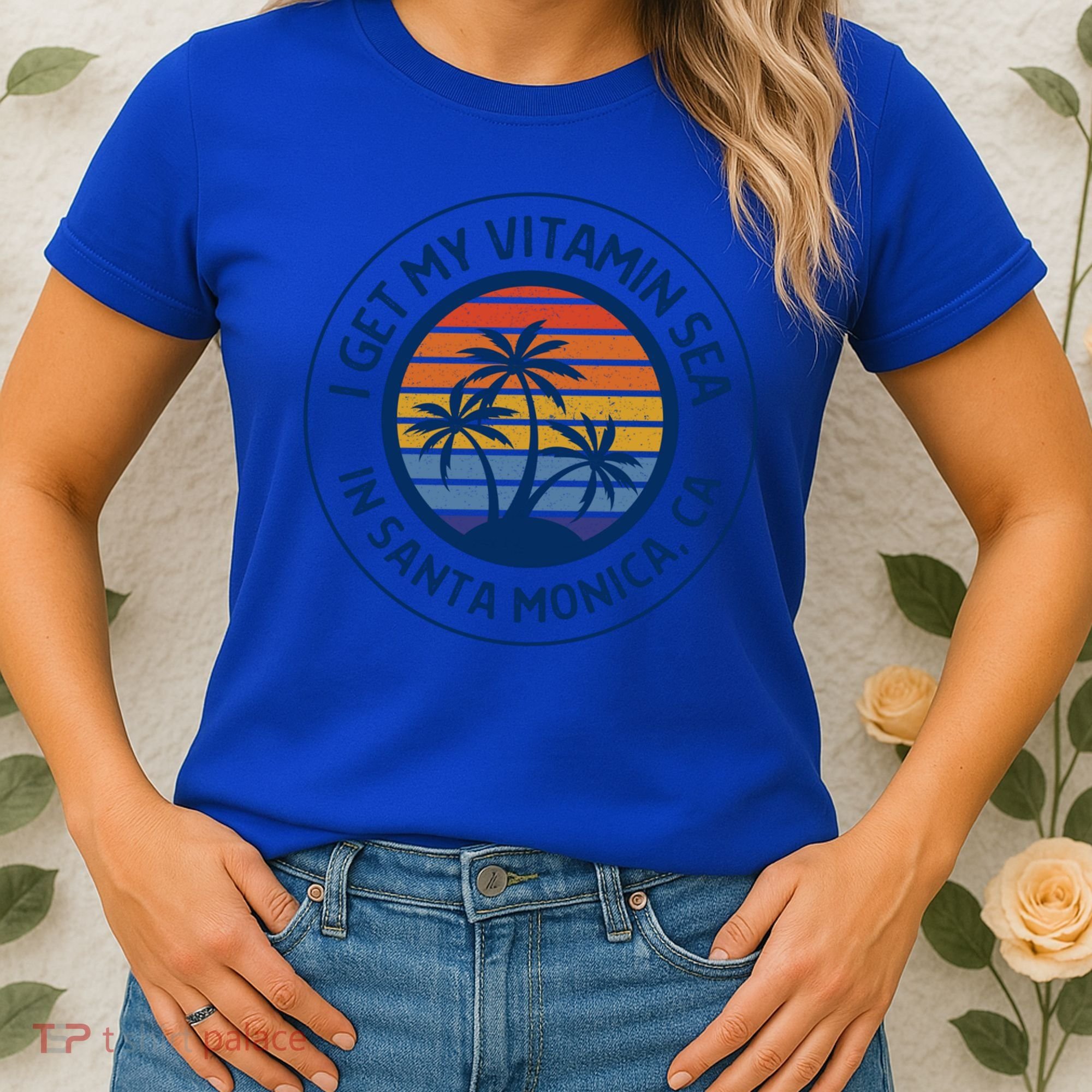 Santa Monica Ca Fun Santa Monica Vacation Santa Monica Pier Great Gift Women's T-Shirt