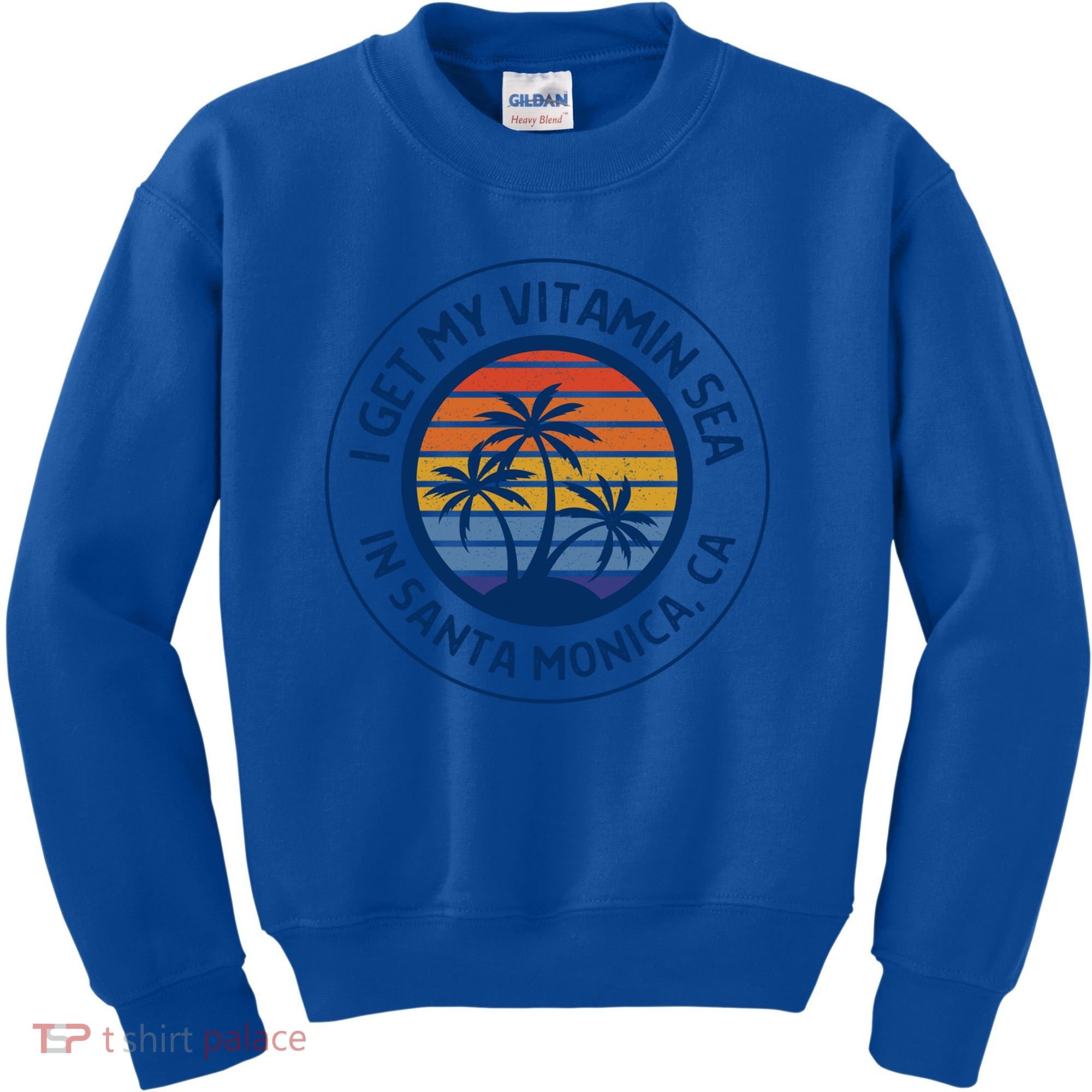 Santa Monica Ca Fun Santa Monica Vacation Santa Monica Pier Great Gift Kids Sweatshirt