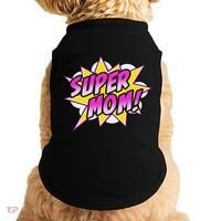 Super Mom Comic Book Superhero Mother's Day Doggie Tank thumb 0
