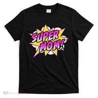 Super Mom Comic Book Superhero Mother's Day T-Shirt thumb 0