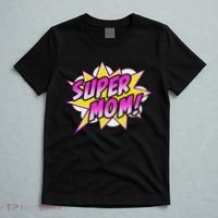 Super Mom Comic Book Superhero Mother's Day T-Shirt thumb 5