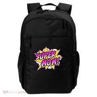 Super Mom Comic Book Superhero Mother's Day Backpack thumb 0