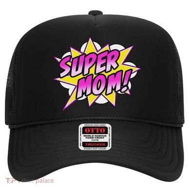 Super Mom Comic Book Superhero Mother's Day Hat