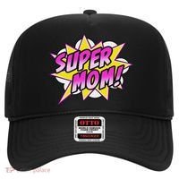 Super Mom Comic Book Superhero Mother's Day Hat thumb 0