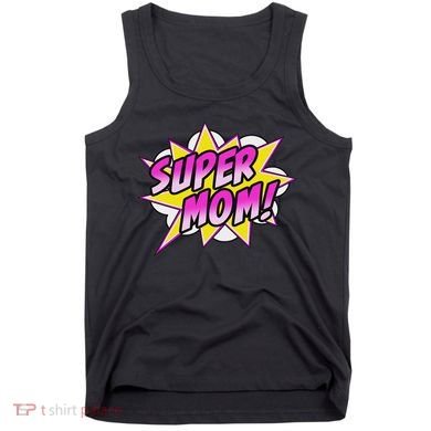 Super Mom Comic Book Superhero Mother's Day Tank Top