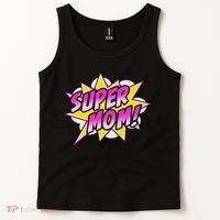 Super Mom Comic Book Superhero Mother's Day Tank Top thumb 2