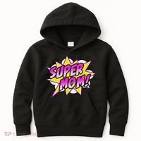 Super Mom Comic Book Superhero Mother's Day Kids Hoodie thumb 0