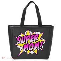 Super Mom Comic Book Superhero Mother's Day Tote Bag thumb 0