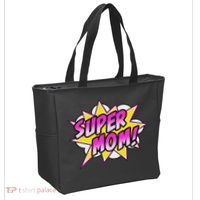 Super Mom Comic Book Superhero Mother's Day Tote Bag thumb 2