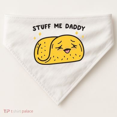 Stuff Me Daddy Taco USA-Made Doggie Bandana