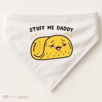 Stuff Me Daddy Taco USA-Made Doggie Bandana thumb 0