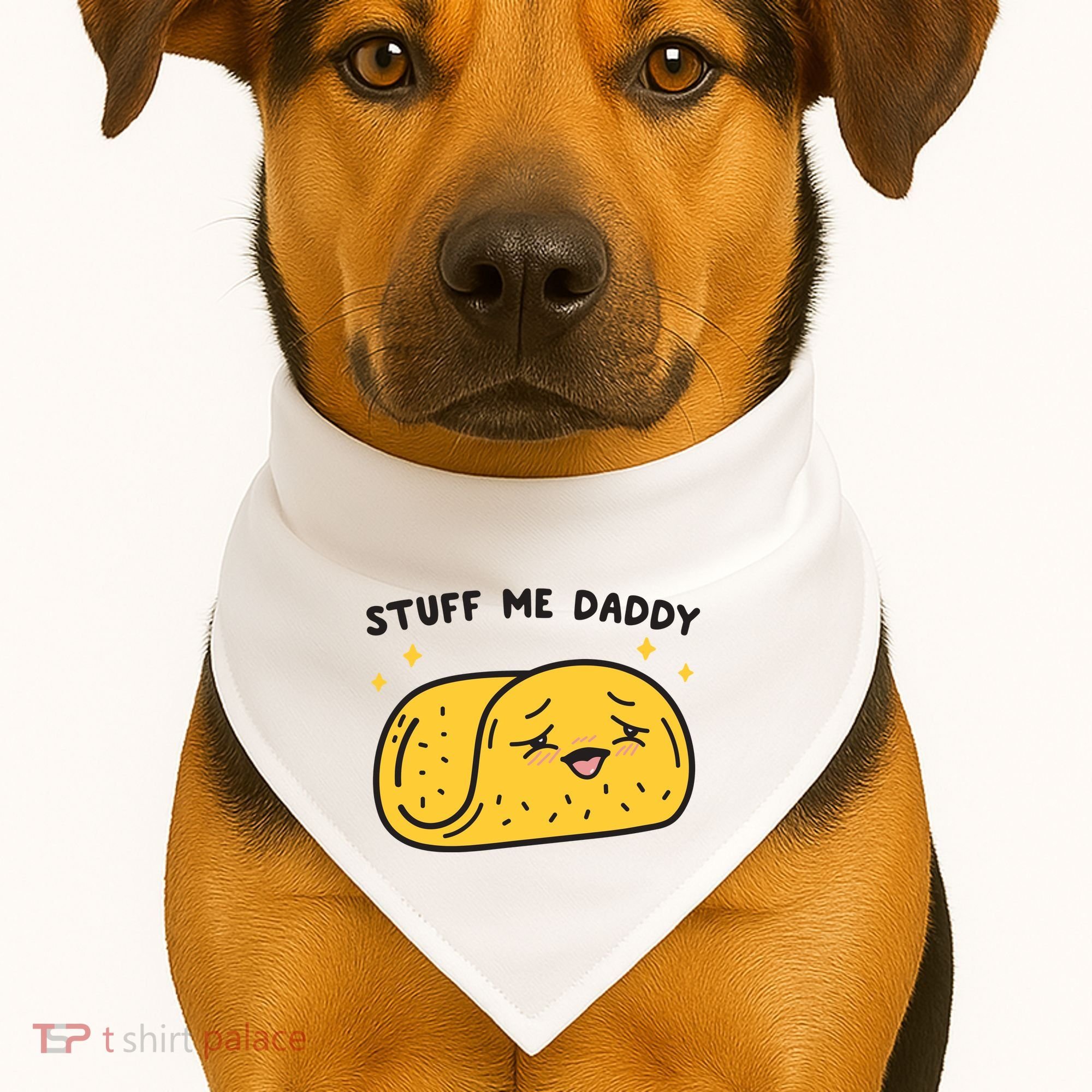 Stuff Me Daddy Taco USA-Made Doggie Bandana