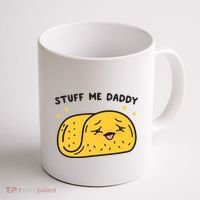 Stuff Me Daddy Taco Coffee Mug thumb 1