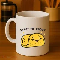 Stuff Me Daddy Taco Coffee Mug thumb 4