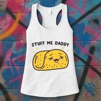Stuff Me Daddy Taco Women's Tank Top thumb 3