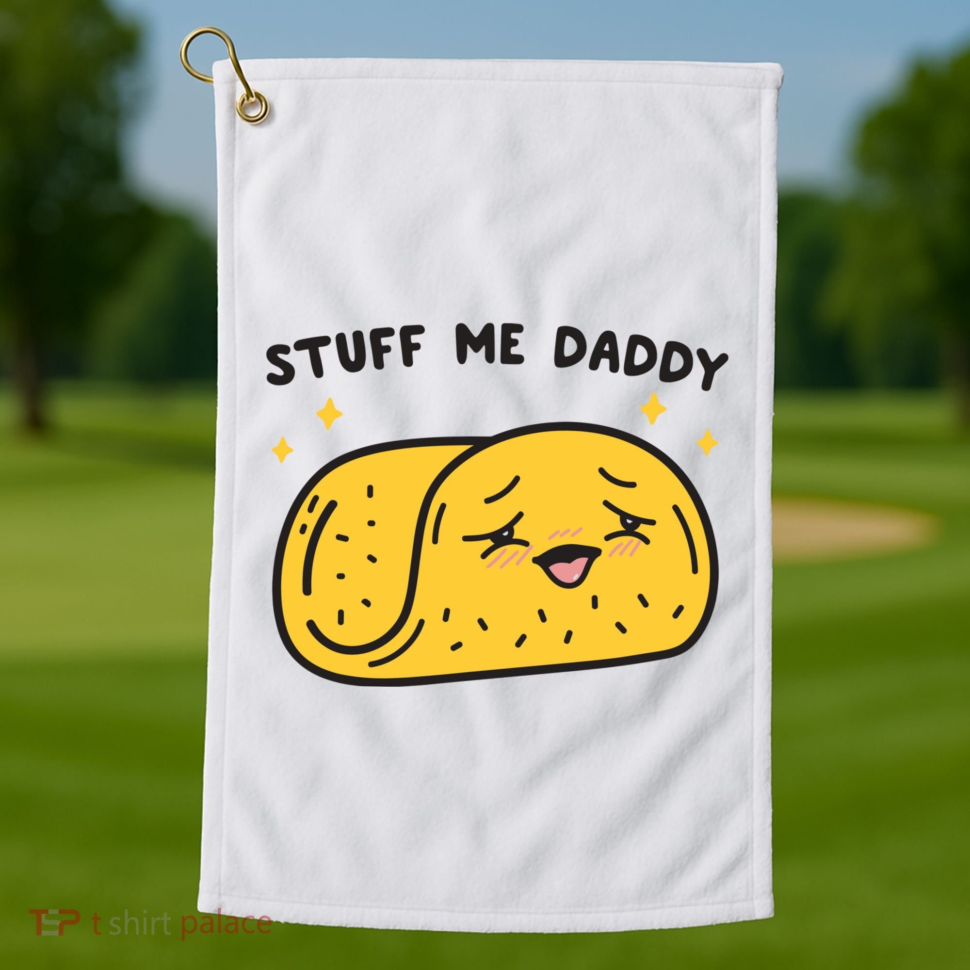 Stuff Me Daddy Taco Golf Towel