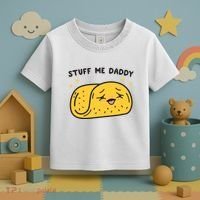 Stuff Me Daddy Taco Toddler T-Shirt thumb 3