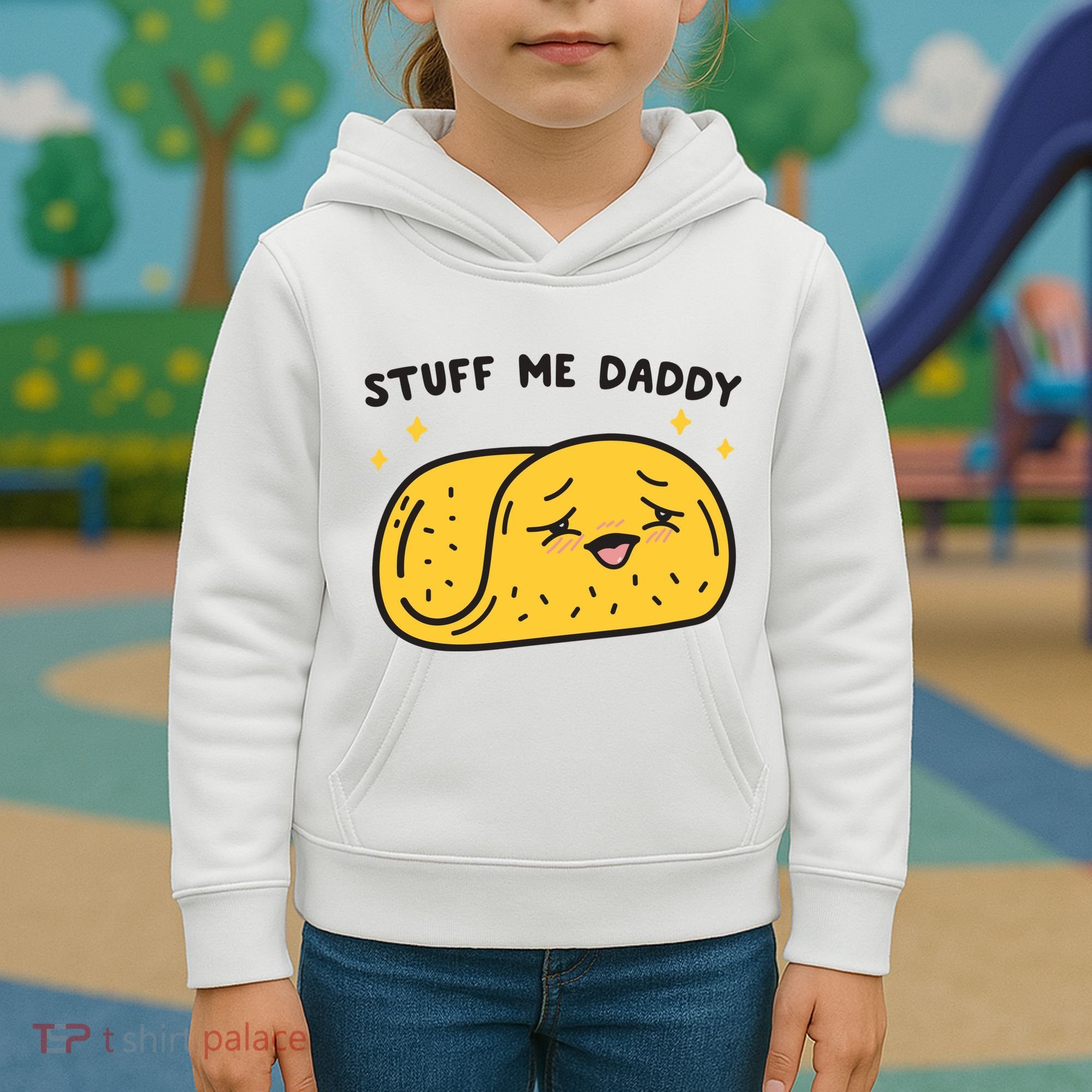 Stuff Me Daddy Taco Kids Hoodie