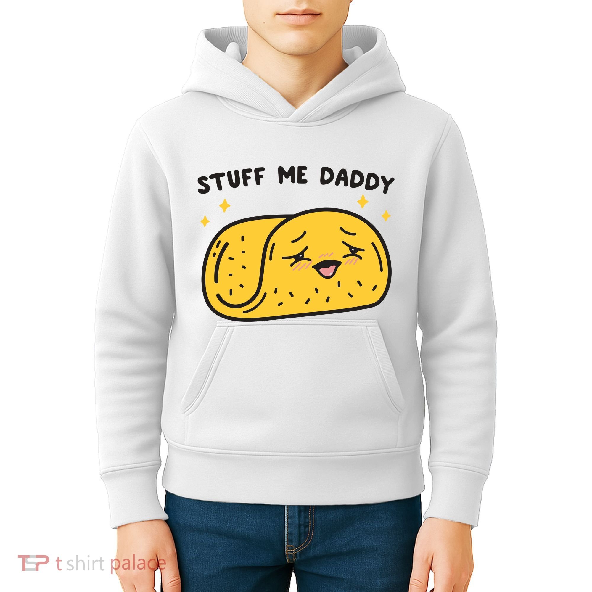Stuff Me Daddy Taco Kids Hoodie