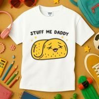 Stuff Me Daddy Taco Kids T-Shirt thumb 3