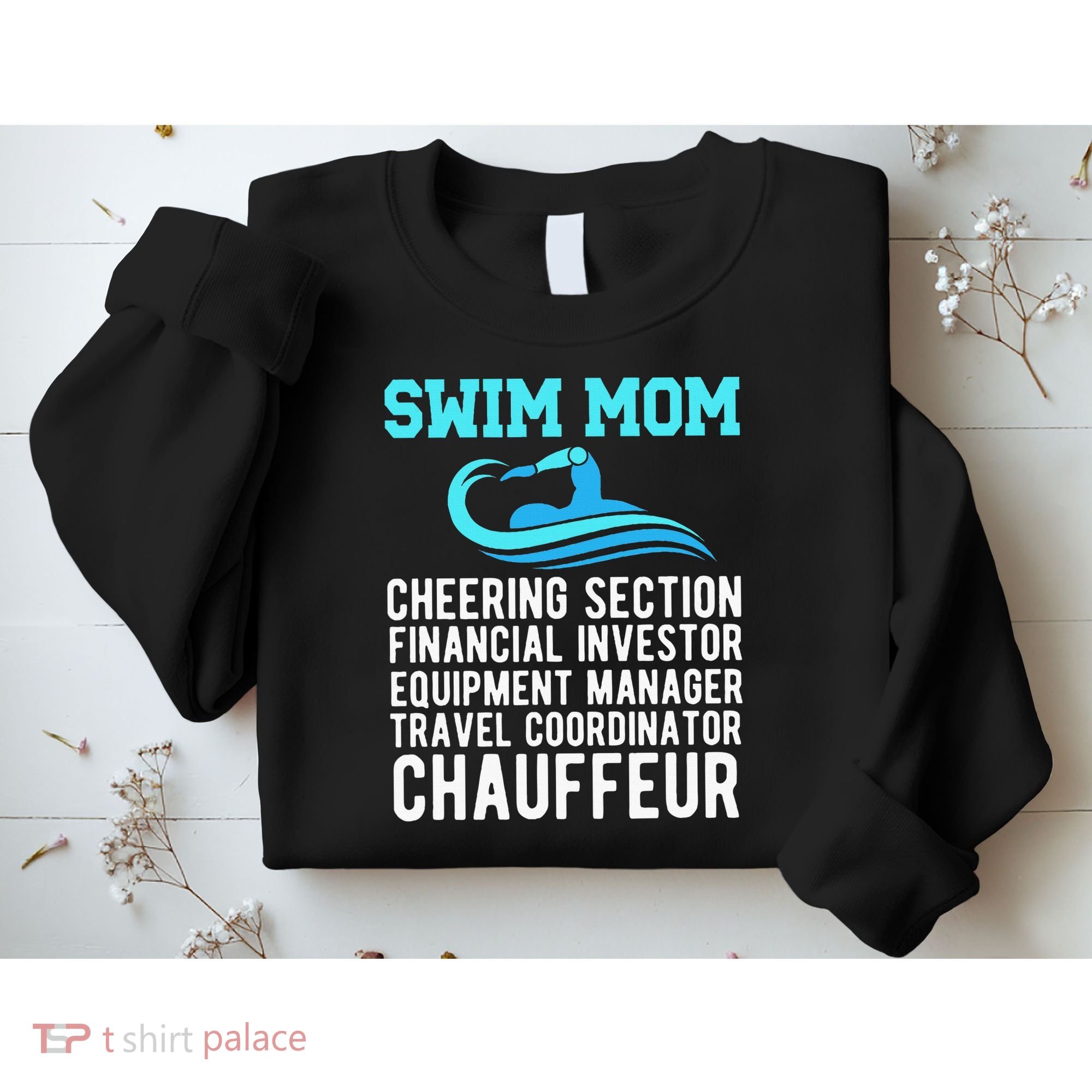 Swim Mom Definition Swimming Mom Of A Swimmer Mama Sweatshirt