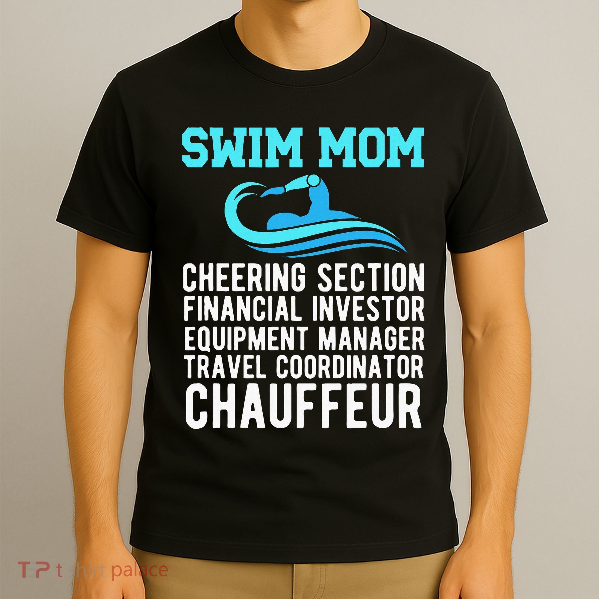 Swim Mom Definition Swimming Mom Of A Swimmer Mama T-Shirt