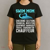 Swim Mom Definition Swimming Mom Of A Swimmer Mama T-Shirt thumb 4