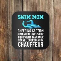 Swim Mom Definition Swimming Mom Of A Swimmer Mama Coaster thumb 0
