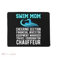 Swim Mom Definition Swimming Mom Of A Swimmer Mama Mousepad thumb 0